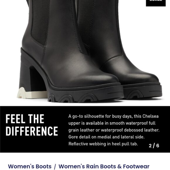 Sorel Women's Brex Heel Chelsea Boots - Picture 2 of 10